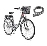 TELEFUNKEN E-Bike 28 Zoll Elektrofahrrad Alu mit 7-Gang Shimano Nabenschaltung, Pedelec...