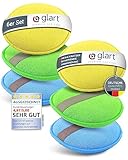 Glart 46PP Mikrofaser Auto Handpolierschwamm 6er Set, 130x25 mm, Wax Applikator...