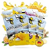 AEROBEE Energy Liquid Gel - Probierpaket 4x26 g [100% Natürliches Energie Gel...