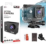 SJCAM SJ4000 Action Cam 4K30fps WiFi Kamera,40MP Ultra HD 170°FOV mit EIS...