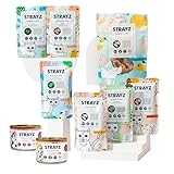 STRAYZ - Bio Katzenfutter & Leckerli Probierpaket: Getreidefreies Nassfutter,...