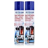 Heitmann Backofen- und Grillreiniger: löst hartnäckigen Schmutz, ideal für Backöfen,...
