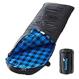 skandika Dundee Decken-Schlafsack, Luxus-Qualität, Baumwolle/Flanell Innenfutter, bis...