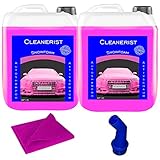 Cleanerist 2x10 Liter Snow Foam PINK I Konzentrat | Autoshampoo auch für...