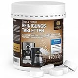 Coffeeano 170 Reinigungstabletten für Kaffeevollautomaten und Kaffeemaschinen....