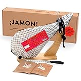 Jamon-Box Nr. 1 von jamon.de - Serrano Schinken 4,5 Kg im Geschenkkarton mit Zubehör |...