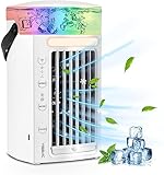 Mini Aircondition - Befeuchtet FensterklimageräT, PersöNliches KüHlgeräT KüHlgeräT,...