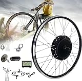 KARFRI Wasserdichtes 48V 1000W1500W E-Bike-Umrüstset für Elektrofahrräder...
