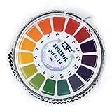 1 Rolle pH Teststreifen 5 m/Roll,Messbereich 0-14,pH Papier Trinkwasser auf Rolle,Lackmus...