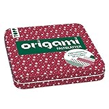 Weihnachtliche Origami Faltblätter mit Designdose: 150 Faltblätter (15x15 cm,...