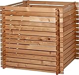 dobar® Green Label 58630FSCe Komposter Lärchi | Holz-Komposter mit Stecksystem...