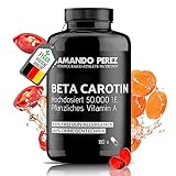 Amando Perez Beta Carotin Depot Bräunungskapseln - 180 VEGANE Softgels mit...
