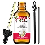 Funxim Hagebuttenöl, 60ml Natürlich Rosehip Oil, Wildrosenöl für Haut Haare...