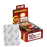 THERMOPAD Rückenwärmer – DAS ORIGINAL: 10x Wärmepflaster für den Rücken I 12...