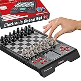 MILLENNIUM Schachschule M805 – Dein Schachtrainer für zuhause und unterwegs, mit 100...