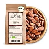Kamelur 1kg BIO Criollo Kakaobohnen - Rohkost - ganze Kakao Bohnen nicht geröstet, vegan...