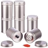 12er Pack große Gewürzdosen stapelbar mit extra Aromadeckel inkl. 12 Etiketten + 2...