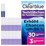 Clearblue Kinderwunsch Fertilitätsmonitor / Zykluscomputer Nachfüllpackung, 33...