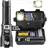 BEYSTE Taschenlampe LED Aufladbar, LED Taschenlampe Extrem Hell 500000 Lumen,...