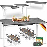 KESSER® Gartentisch ausziehbar Esstisch 180/240x90cm erweiterbar bis 8 Personen...