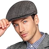 Wantonfy Barett Cap Herren Schiebermütze chirmmütze Gatsby Schirmmütze...