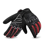 IRON JIA'S Motorradhandschuhe Herren Sommer Touchscreen weich atmungsaktiv und bequem...