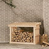 Xichuzi Kaminholzregal, Holzunterstand, Holzstapelhilfe, Aufbewahrung Holz, Holzregal,...