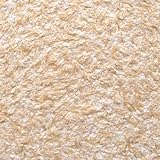 WOBAMOUR Baumwollputz Basis T Beige - grobe Flüssigtapete mit weißen und...