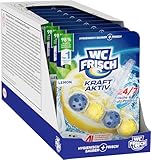 WC Frisch Kraft Aktiv Duftspüler Lemon (10er Pack), WC Reiniger sorgt für Reinigung bei...