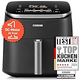 Cosori Turboblaze Airfryer Heißluftfritteuse, 9-in-1 Air Fryer XXL 6L, leiser...