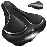 COOWOO Gel Fahrrad Sattelbezug Komfortabler Gepolsterter Sattelschutz Extra Weicher...
