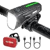 Ventvinal Fahrrad Lichter Led Set,LED Fahrradlicht Vorne 100 LUX und Rücklicht...