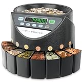 Münzzähler Geldzählmaschine Euro Münzzähler und Sortierer Münzsortierer...