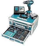 Makita DHP482RFX9 Schlagbohrschrauber 18V / 3,0 Ah, 2 Akkus plus Ladegerät im...