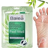 Balea Hornhaut-Entfernersocken Feel Well, 1 Paar (1 x 2 Stück) Hornhaut Socken, Hornhaut...