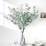 ROLLWAY 3/6 Stück Eukalyptus Deko 86/60cm Lang, Herbstblumen Künstliche...