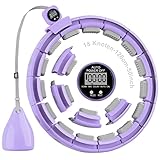 Smart Hula-Hoop Reifen Erwachsene & Anfänger,Hullahub Reifen zum...