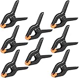 8 Stück Klemmzwingen, Federzwingen, 117mm Schwerlaste Nylon Federklemmen,...