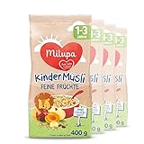 Milupa Kindermüsli Feine Früchte – Getreide Frühstück Müsli von 1 bis 3 Jahre, Ohne...