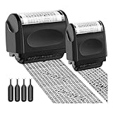 Speesy 2-Teiliges Rollstempel-Set zum Schutz Vor Identitätsdiebstahl, 4...