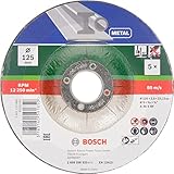 Bosch Trennscheibe (für Metall, Passend zu handgeführten Winkelschleifern mit einem...