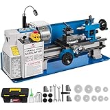 Mophorn Metalldrehmaschinen 7x14 Zoll 550W Mini-Drehmaschine 350mm Mittenabstand...