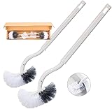 2 Pack Toilettenbürste, Klobürste mit randreiniger, Upgrade WC Bürste, Klobürste...