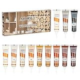 AOOWU Laminat Holz Parkett Reparaturset, 12 Farben Holzmöbel-Reparaturset,...