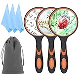 SITAKE 3 Stück Große Lupe Handleselupe 10X, Lupe Kinder 75 mm für Senioren in Lesen,...
