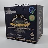 King Crocodile Kokosnuss Kohle mit Langer Brenndauer I Eierkohlen I Grillkohle I wenig...
