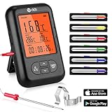 Te-Rich Bratenthermometer Bluetooth Grill Thermometer Digital Funk Küchenthermometer...