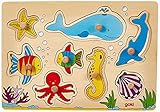 Goki 57953 - Steckpuzzle - Unterwasserwelt