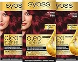 Syoss Oleo Intense Öl-Coloration 5-92 Helles Rot (115 ml), dauerhafte Haarfarbe...