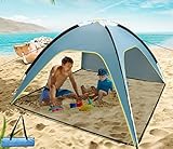 Baralir Strandmuschel, UV Schutz 50+ Strandzelt mit abnehmbarem Boden, 4 Personen XXL...